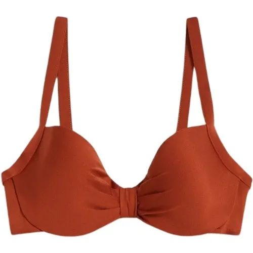 Rostfarbenes Push-Up-Bikini-Top - Max Mara - Modalova