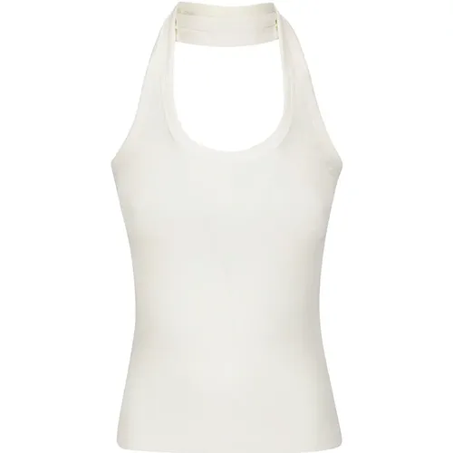 Ribbed Top for a Stylish Look , female, Sizes: M - Coperni - Modalova