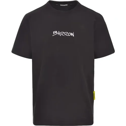 Short Sleeve T-Shirt with Print , male, Sizes: XS - Barrow - Modalova