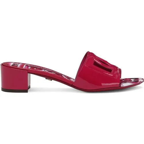 Logo DG Sandals , female, Sizes: 3 UK - Dolce & Gabbana - Modalova