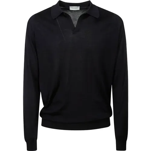 Long Sleeve Tops , Herren, Größe: 2XL - John Smedley - Modalova