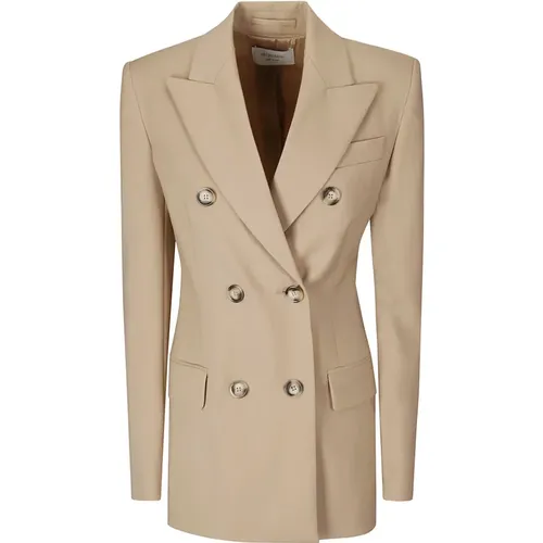 Double-Breasted Jacket with Contrasting Buttons , female, Sizes: 2XS, XS - SPORTMAX - Modalova