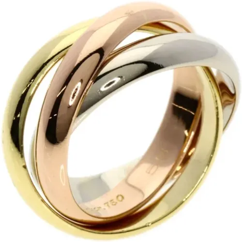 Pre-owned Gold rings , female, Sizes: ONE SIZE - Cartier Vintage - Modalova