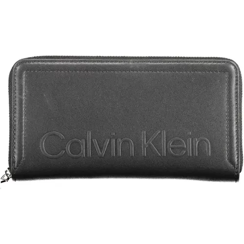 Womens Wallet Rfid Zipper Closure , female, Sizes: ONE SIZE - Calvin Klein - Modalova