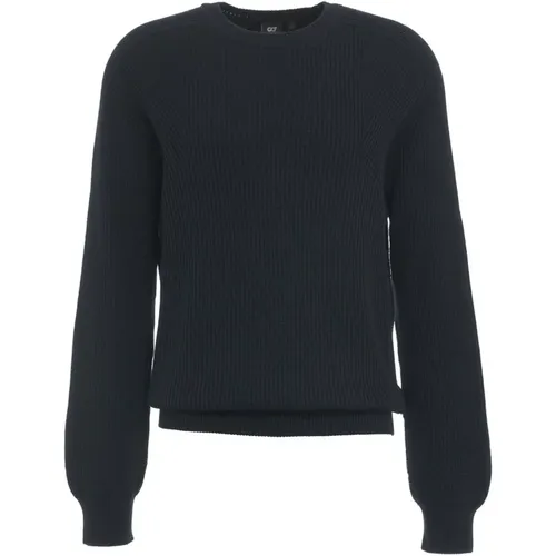 Ribbed Crew Neck Knit Sweater Finta , Herren, Größe: L - AlphaTauri - Modalova