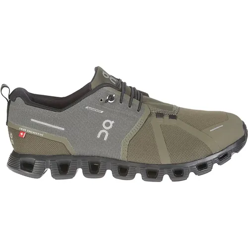 Waterproof Cloud 5 , male, Sizes: 10 UK, 8 UK, 7 UK, 9 UK, 8 1/2 UK, 10 1/2 UK - ON Running - Modalova