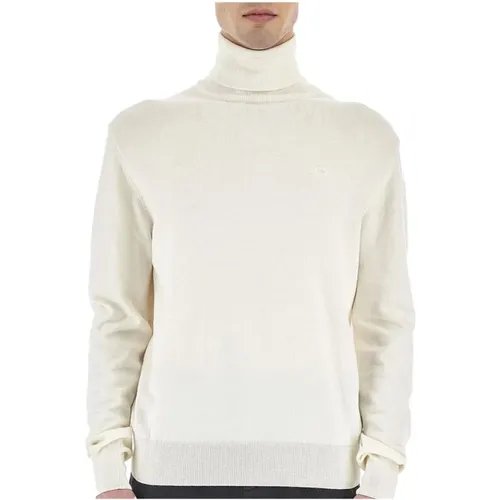 Baumwoll-Wollmischung Rollkragenpullover - LA MARTINA - Modalova