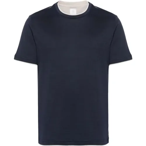 Italian Cotton T-Shirt , male, Sizes: 2XL, M, XL - Eleventy - Modalova