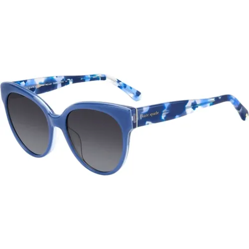 Blaue Acetat-Sonnenbrille für Frauen - Kate Spade - Modalova