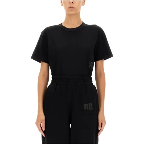 T-Shirts , Damen, Größe: L - T by Alexander Wang - Modalova