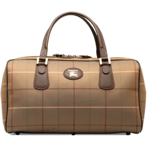 Pre-owned Canvas travel-bags , female, Sizes: ONE SIZE - Burberry Vintage - Modalova