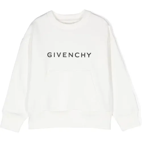 Kinder Weiß Pullover Logo Print - Givenchy - Modalova