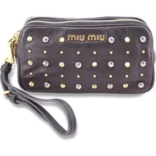 Pre-owned Leder pouches - Miu Miu Pre-owned - Modalova