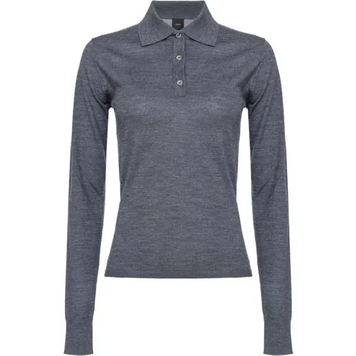 Graue Pullover Kollektion , Damen, Größe: L - pinko - Modalova