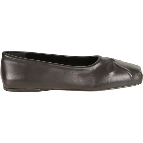 Schwarze flache Schuhe Marni - Marni - Modalova