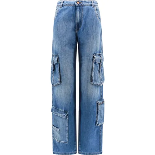 Blaue Wide Leg Jeans , Damen, Größe: W25 - 3X1 - Modalova