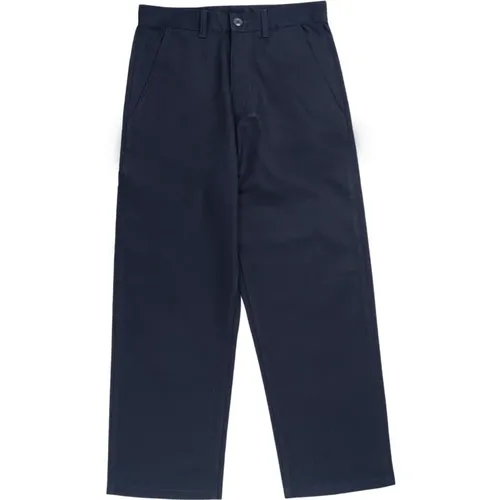 Navy Cotton Pants Midland Style , male, Sizes: M, L, S, XL - Carhartt WIP - Modalova