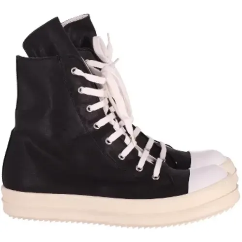 Pre-owned Cotton sneakers , male, Sizes: 9 UK - Rick Owens Pre-owned - Modalova