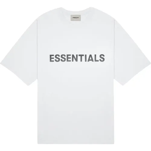 Weiße Baumwoll Essential T-Shirt Limited Edition , Herren, Größe: L - Fear Of God - Modalova