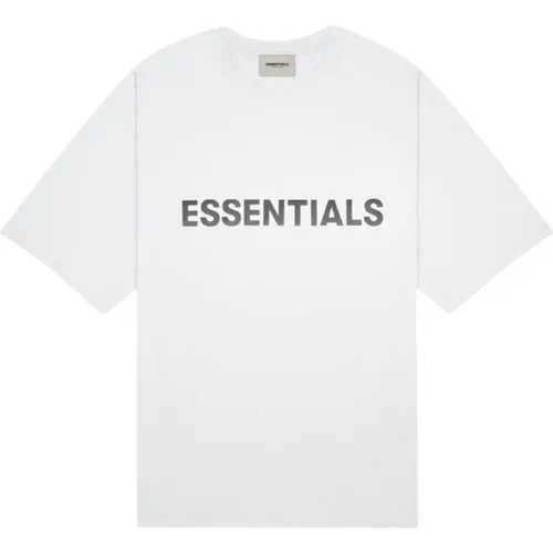 Weiße Baumwoll Essential T-Shirt Limited Edition , Herren, Größe: 2XS - Fear Of God - Modalova