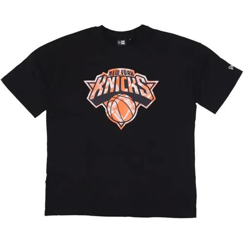 NBA Infill Logo Tee Schwarz/Orange - new era - Modalova