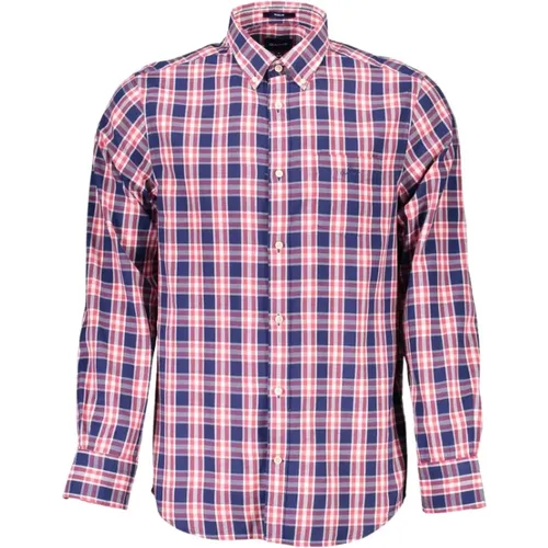 Classic Blue Button-Down Shirt , male, Sizes: S - Gant - Modalova