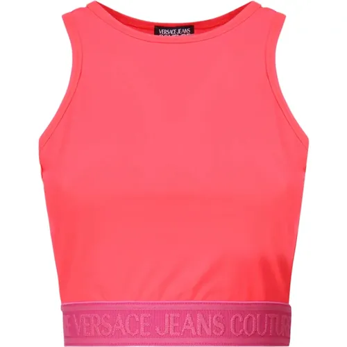 Stylisches Top , Damen, Größe: 2XS - Versace Jeans Couture - Modalova
