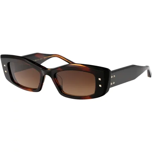 Stylish V-Quattro Sunglasses , unisex, Sizes: 52 MM - Valentino Garavani - Modalova