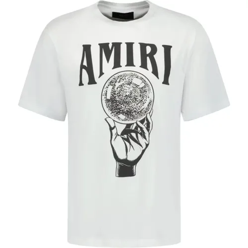 Crystal Ball Printed T-Shirt , male, Sizes: S, L, XL, XS, M - Amiri - Modalova