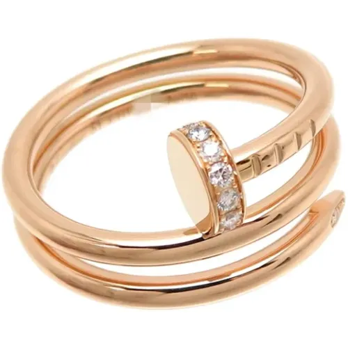 Pre-owned Rose Gold rings , female, Sizes: ONE SIZE - Cartier Vintage - Modalova