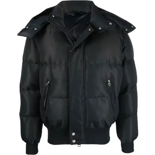 Padded Bomber Jacket , male, Sizes: L, M - alexander mcqueen - Modalova