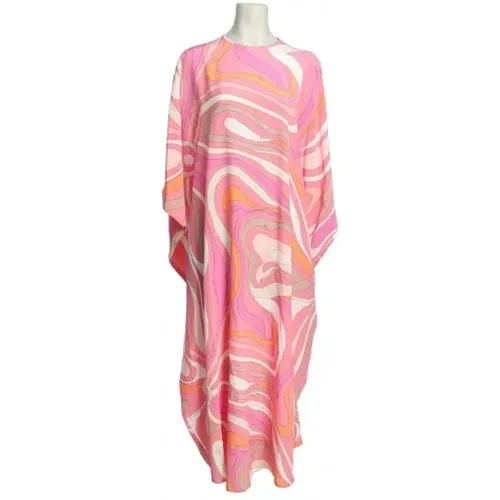 Pre-owned Silk dresses , female, Sizes: ONE SIZE - Emilio Pucci Pre-owned - Modalova