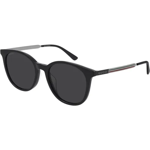 Sonnenbrille Gg0830Sk 001 schwarz ruthenium grau , Herren, Größe: 54 MM - Gucci - Modalova