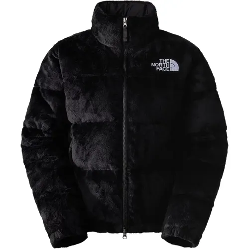 Velour Nuptse Jacket , female, Sizes: L, M, XS, S - The North Face - Modalova