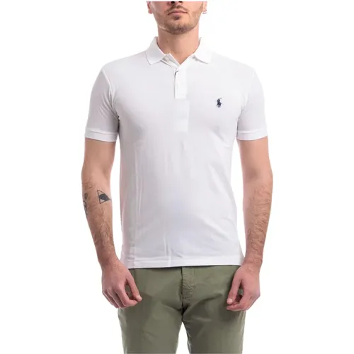 Stretch-Baumwoll-Poloshirt , Herren, Größe: L - Polo Ralph Lauren - Modalova