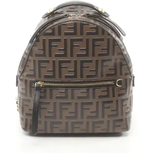 Pre-owned Leather backpacks , female, Sizes: ONE SIZE - Fendi Vintage - Modalova