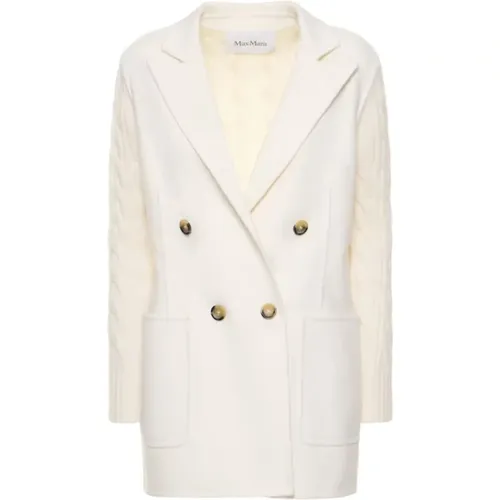 Double-Breasted Wool and Cashmere Coat , female, Sizes: XS, M, S - Max Mara - Modalova