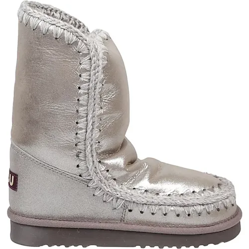 Silver Eskimo Ankle Boots , female, Sizes: 7 UK, 4 UK, 6 UK, 5 UK - Mou - Modalova