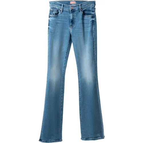 Luxuriöse Down Low Weekender Jeans , Damen, Größe: L - Mother - Modalova