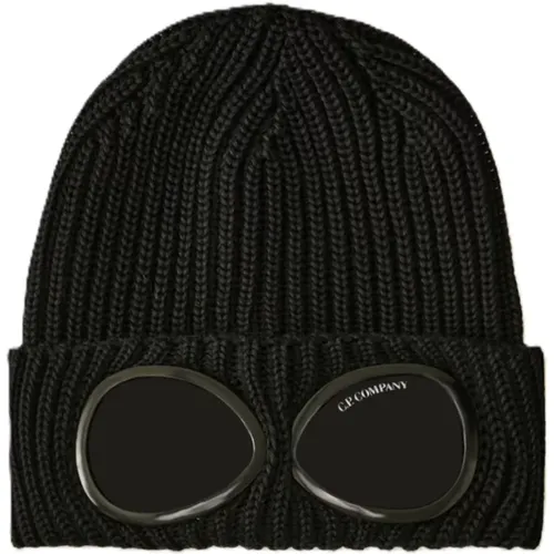 Wool Goggle Beanie Hat , male, Sizes: ONE SIZE - C.P. Company - Modalova