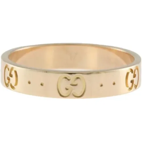 Pre-owned Rose Gold rings , female, Sizes: ONE SIZE - Gucci Vintage - Modalova