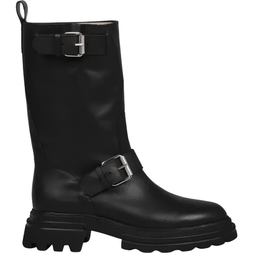 Bikerstiefel 10-stöckig , Damen, Größe: 35 1/2 EU - Hogan - Modalova