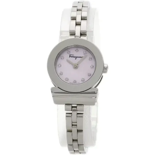 Pre-owned Glass watches , female, Sizes: ONE SIZE - Salvatore Ferragamo Pre-owned - Modalova