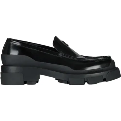 Slip-On Leather Loafers , male, Sizes: 9 UK - Givenchy - Modalova