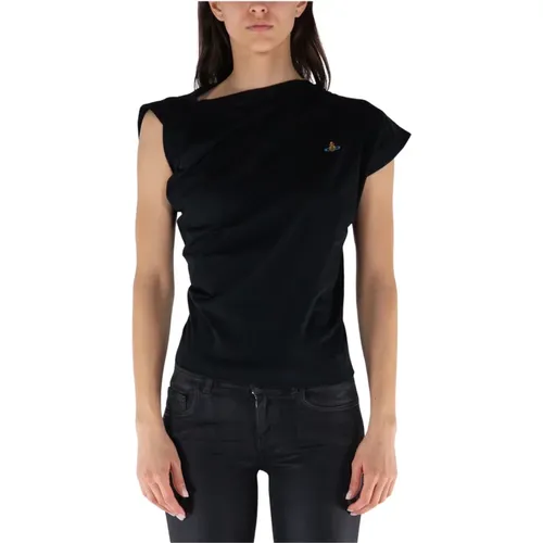 Stilvolles Baumwoll-T-Shirt für Frauen,Ärmelloses Baumwolltop - Vivienne Westwood - Modalova