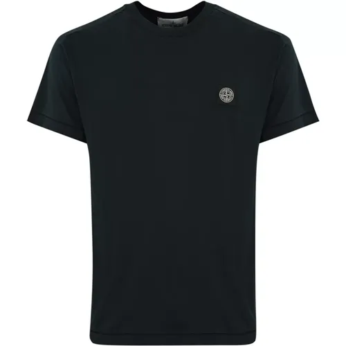 Cotton T-shirt Logo Heart , male, Sizes: L, M - Stone Island - Modalova