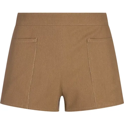 Denaro Mini Shorts Cotton Drill , female, Sizes: 2XS, XS, S - Max Mara - Modalova