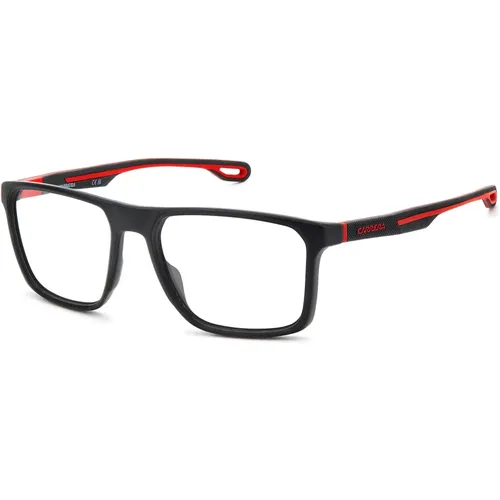 Schwarz Rot Brillengestelle , unisex, Größe: 55 MM - Carrera - Modalova