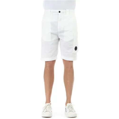 Military-inspired Cargo Bermuda Shorts , male, Sizes: S, XL, L, M - C.P. Company - Modalova