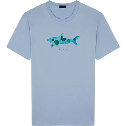 T-shirt in cotone con stampa Bixio , male, Sizes: 2XL - PAUL & SHARK - Modalova